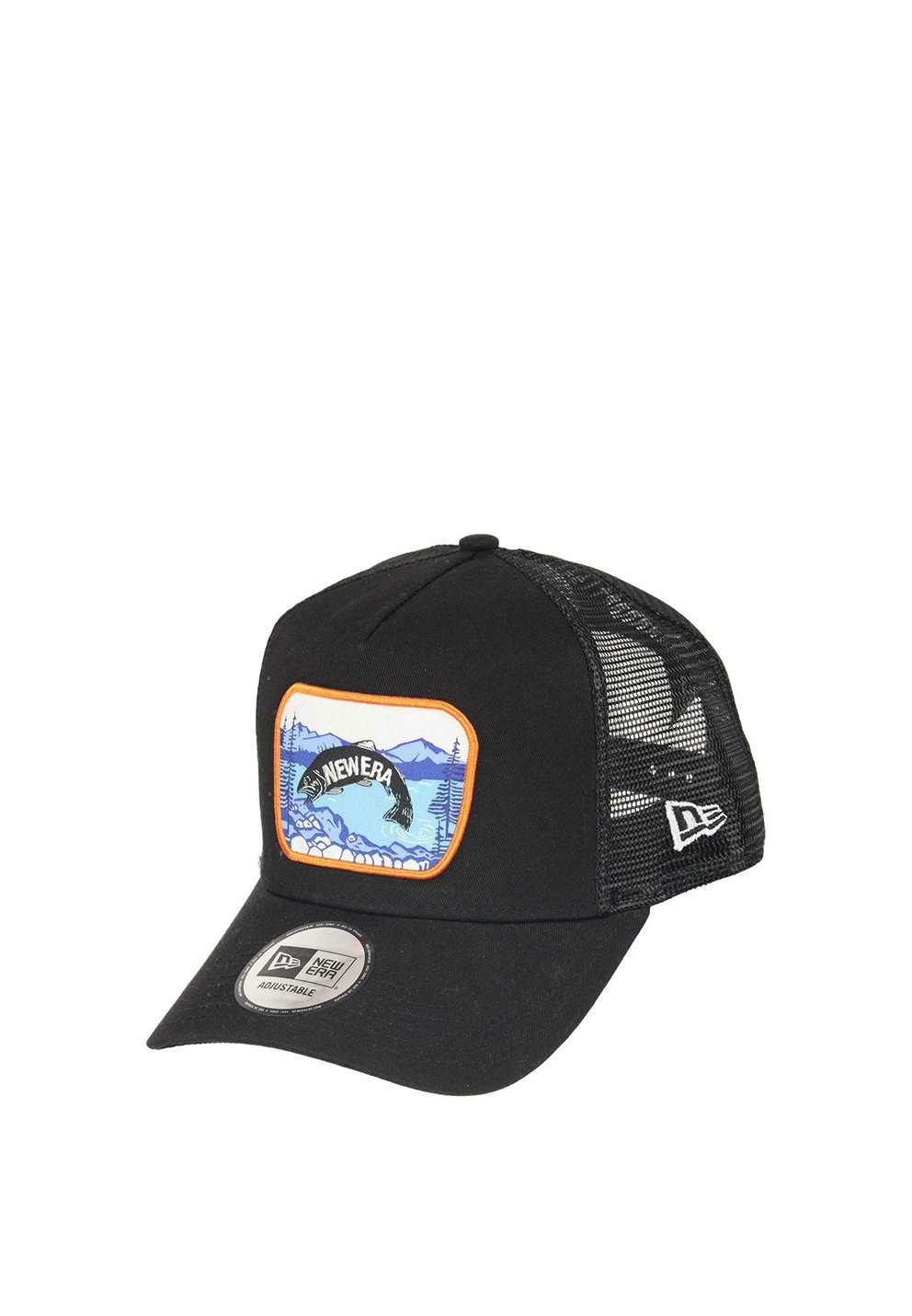 Бейсболка FISHING A-FRAME ADJUSTABLE TRUCKER New Era, черный 
Бейсболка FISHING A-FRAME ADJUSTABLE TRUCKER New Era, черный