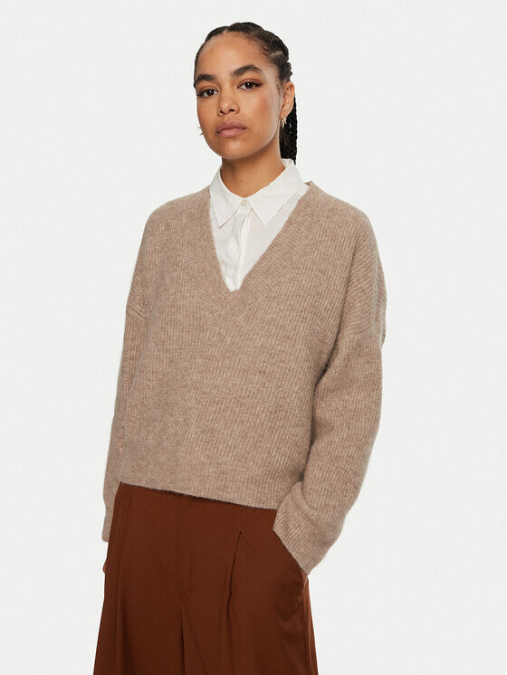 Пуловер свободного кроя Gestuz, бежевый
Пуловер свободного кроя Gestuz, бежевый