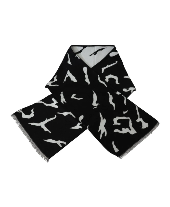 Роскошный шарф с логотипом Givenchy, черный
Роскошный шарф с логотипом Givenchy, черный