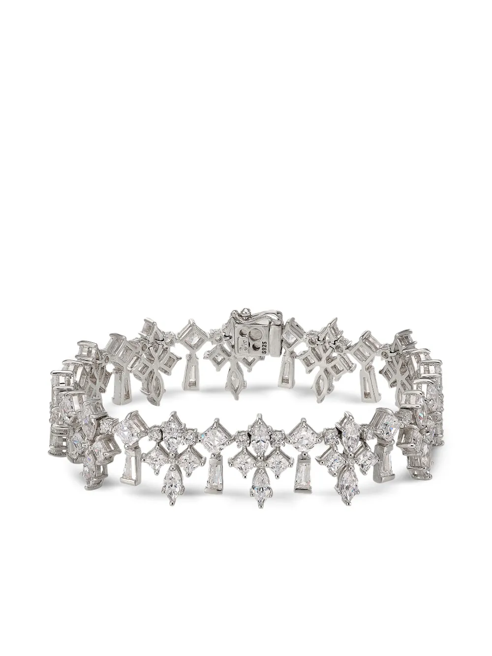 Браслет Fleur-De-Lys из белого золота с бриллиантами Anabela Chan, белый 
Браслет Fleur-De-Lys из белого золота с бриллиантами Anabela Chan, белый