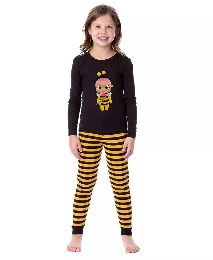 Волшебные слезки Girls' Bumblebee Unisex детский облегающий комплект пижамы для сна Cry Babies, черный
Волшебные слезки Girls' Bumblebee Unisex детский облегающий комплект пижамы для сна Cry Babies, черный