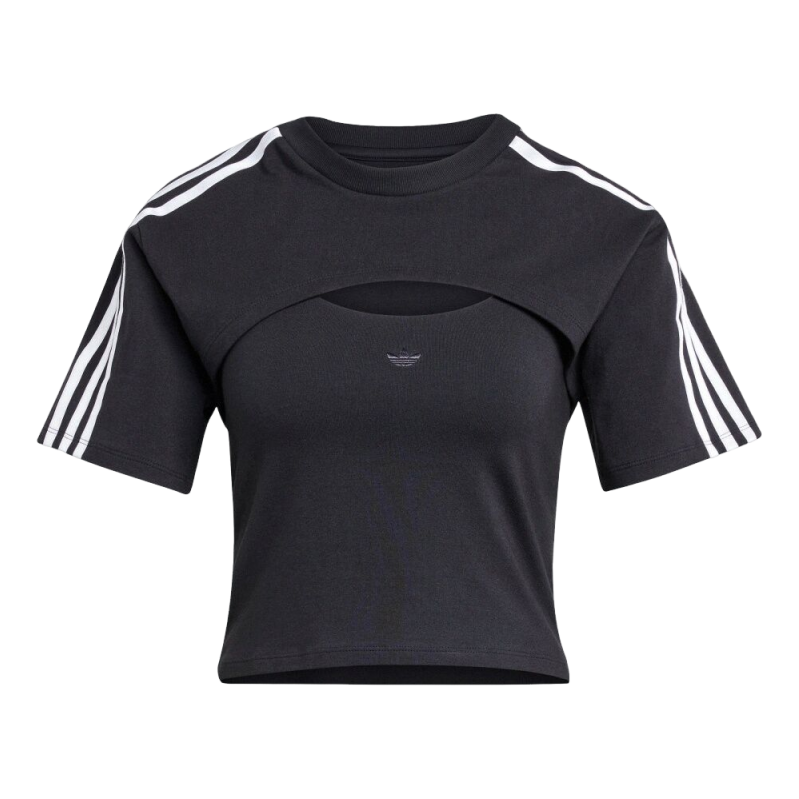 (WMNS) Футболка Adidas из двух частей с короткими рукавами, азиатский размер, цвет «черный»
(WMNS) Футболка Adidas из двух частей с короткими рукавами, азиатский размер, цвет «черный»