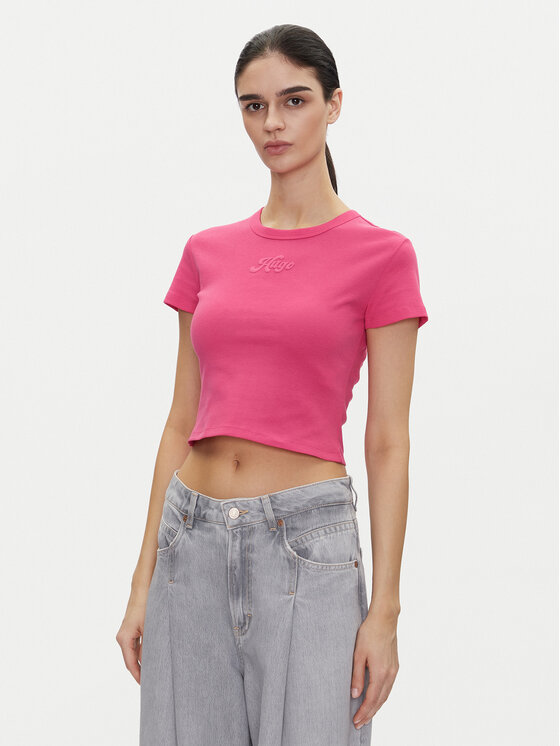 Укороченная футболка Delanor_2 50539132 Hugo, розовый
Укороченная футболка Delanor_2 50539132 Hugo, розовый