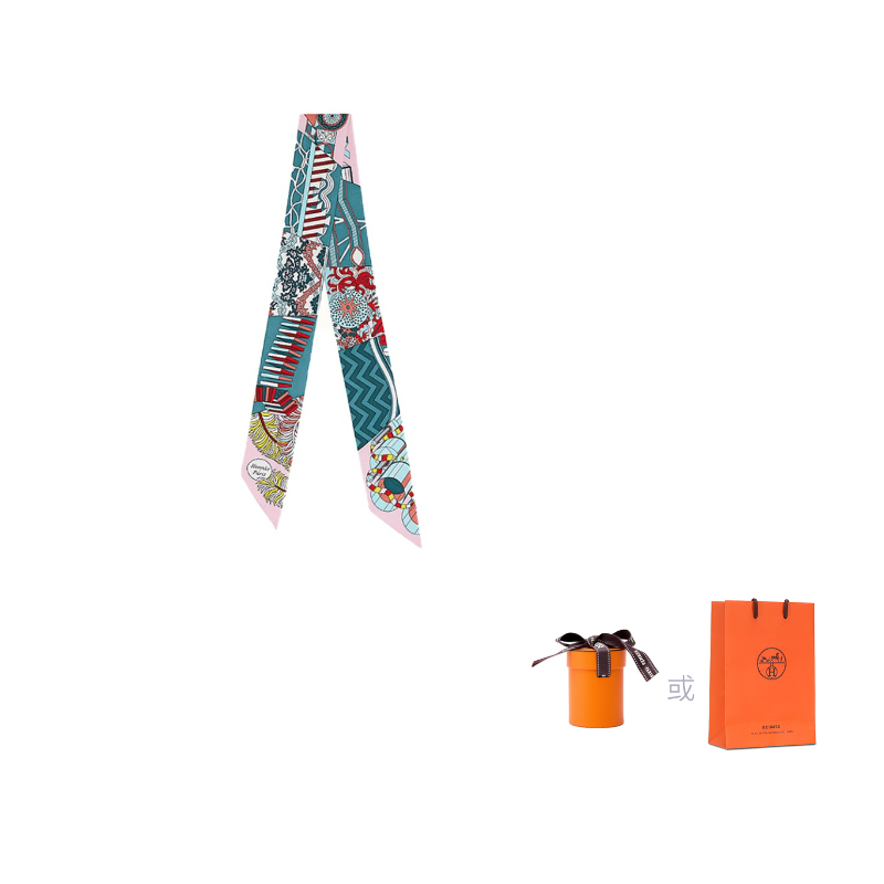 Шелковый шарф твилли для женщин HERMES, розовый/синий
Шелковый шарф твилли для женщин HERMES, розовый/синий