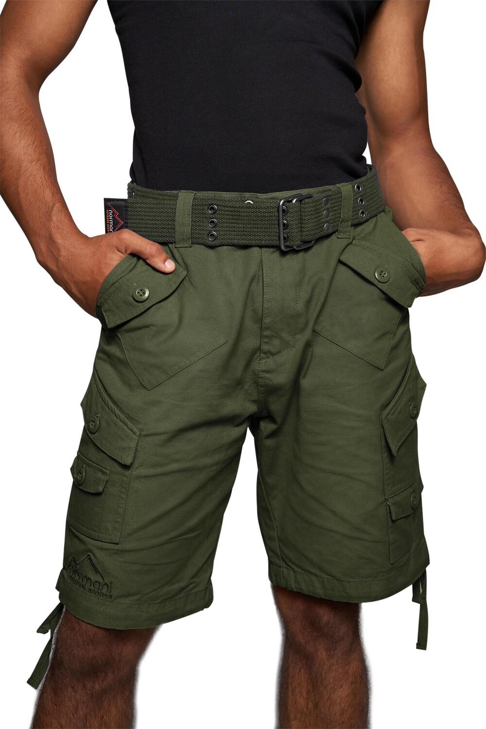 Шорты Normani Outdoor Sports Sommer „Sonora“ mit Gürtel „Wadi“, оливковый 
Шорты Normani Outdoor Sports Sommer „Sonora“ mit Gürtel „Wadi“, оливковый