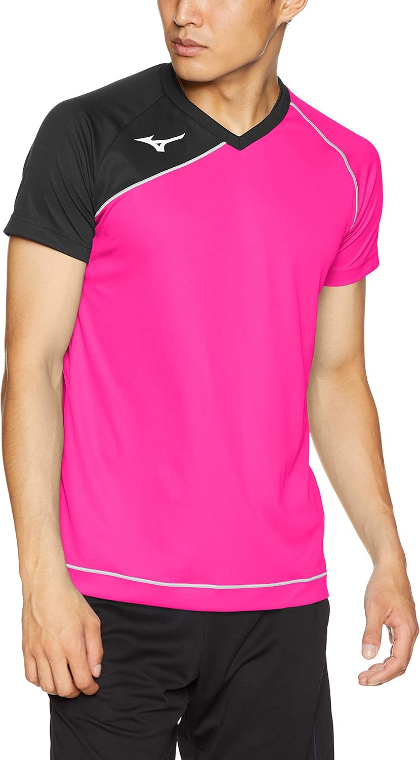 Игровая волейбольная футболка Mizuno (с коротким рукавом) V2MA8001, черный/розовый
Игровая волейбольная футболка Mizuno (с коротким рукавом) V2MA8001, черный/розовый