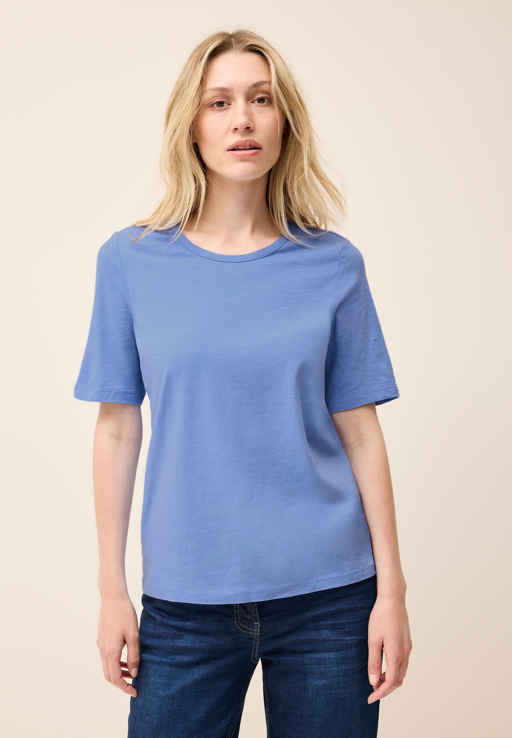 Базовая футболка Cecil, синий
Базовая футболка Cecil, синий