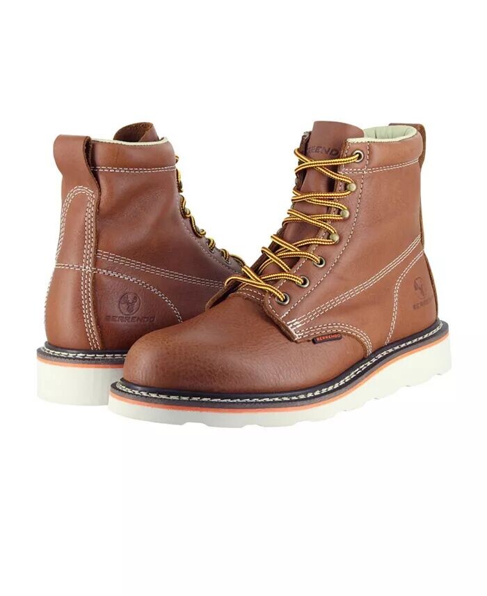 Мужские рабочие ботинки 6” с мягким носком для мужчин – защитная обувь – с рейтингом электрической опасности Berrendo, красный
Мужские рабочие ботинки 6” с мягким носком для мужчин – защитная обувь – с рейтингом электрической опасности Berrendo, красный