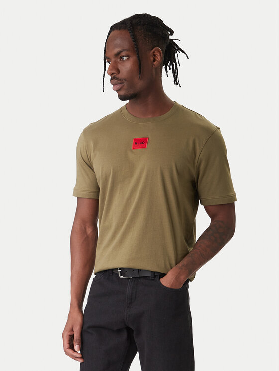 Футболка regular fit Diragolino 50447978 Hugo, зеленый
Футболка regular fit Diragolino 50447978 Hugo, зеленый