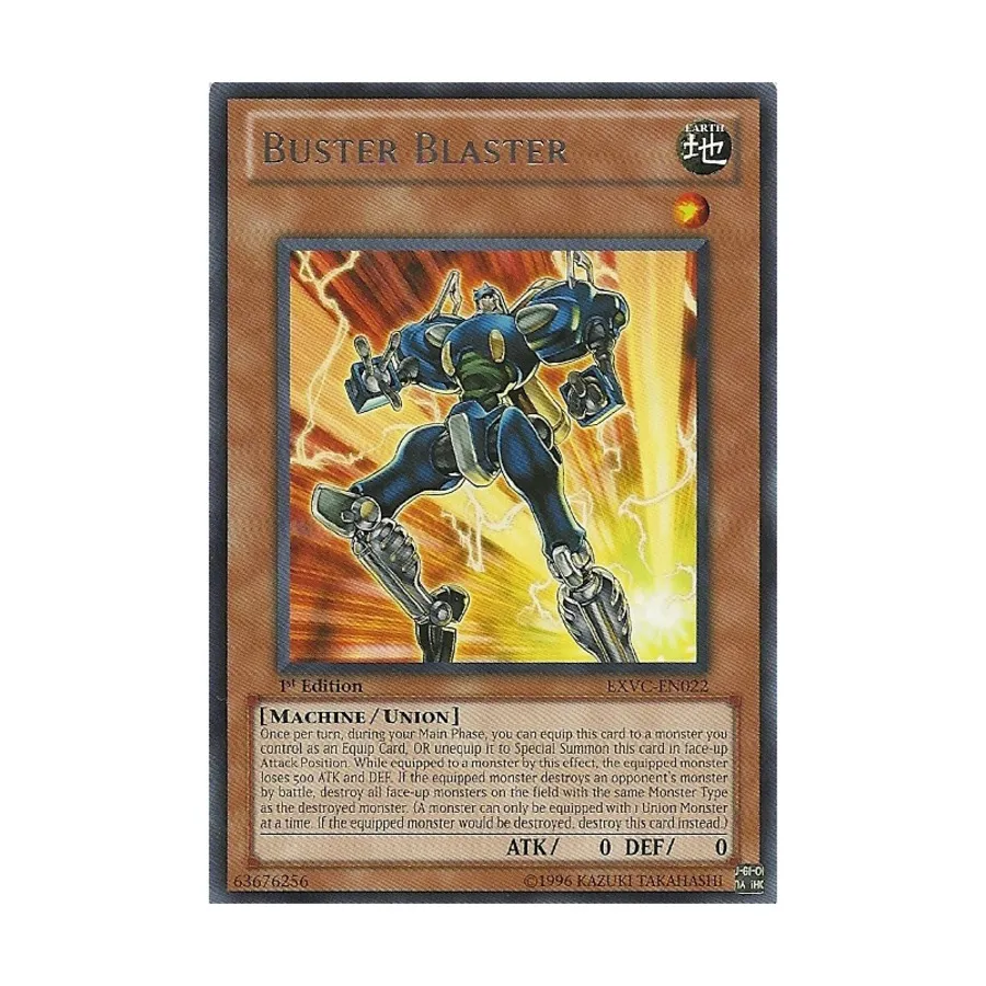 CCG Бастер Бластер (Редкий), Yu-Gi-Oh - Extreme Victory - Singles
CCG Бастер Бластер (Редкий), Yu-Gi-Oh - Extreme Victory - Singles