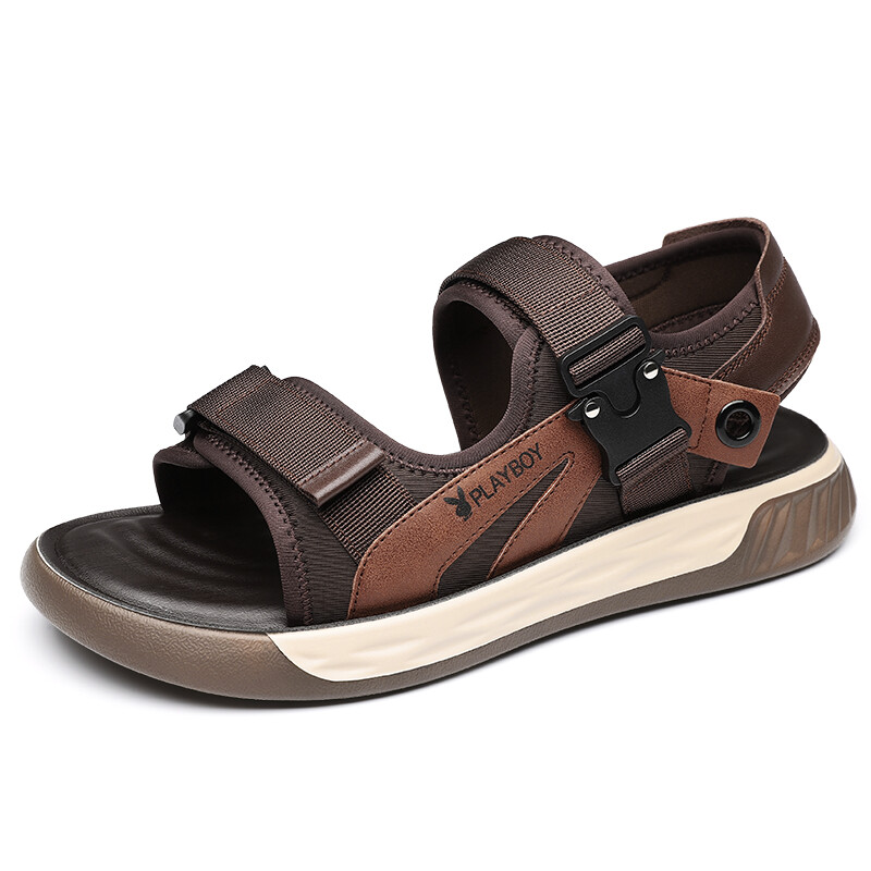 Пляжные сандалии мужские Playboy, темно-коричневый
Пляжные сандалии мужские Playboy, темно-коричневый