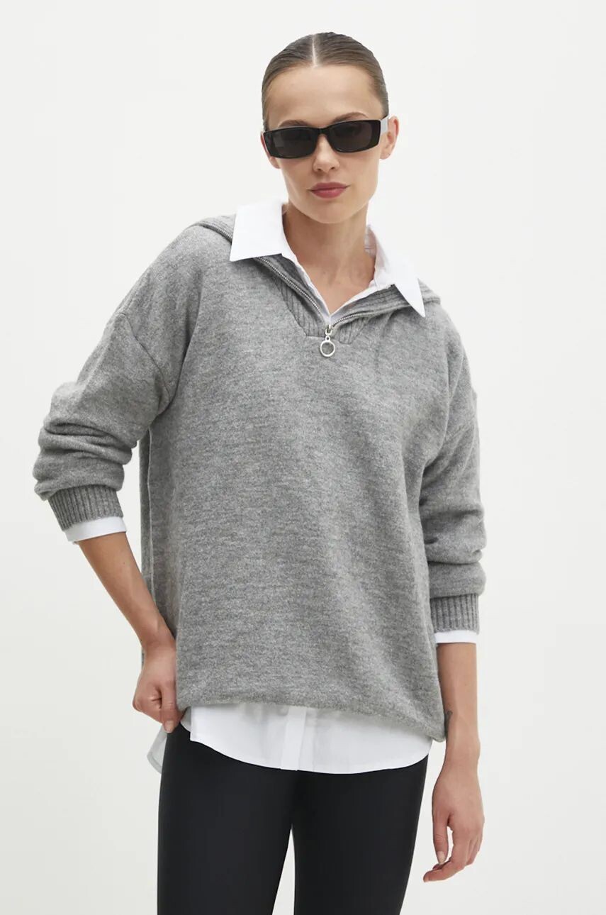 Шерстяной свитер Answear Lab, серый
Шерстяной свитер Answear Lab, серый