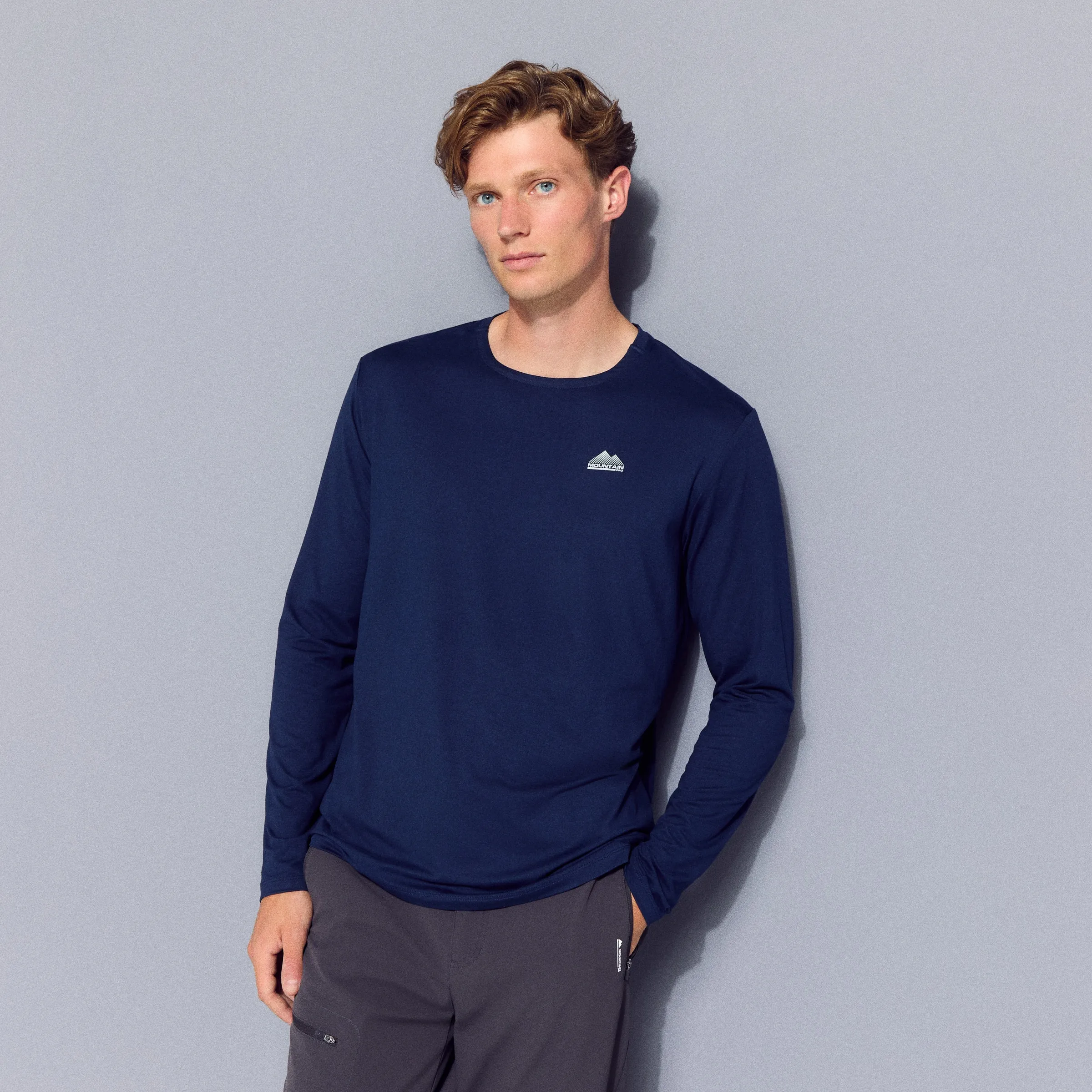 Мужская горная футболка Mountain Pro, синий 
Мужская горная футболка Mountain Pro, синий