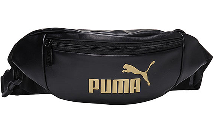 Полиэстеровая поясная сумка, футболка обычная женская черная золотая PUMA
Полиэстеровая поясная сумка, футболка обычная женская черная золотая PUMA
