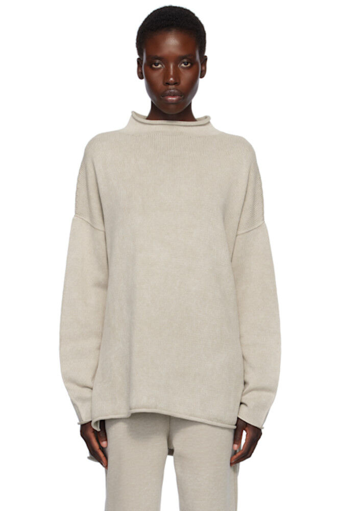 Бежевый свитер с выцветшим воротником Lauren Manoogian
Бежевый свитер с выцветшим воротником Lauren Manoogian