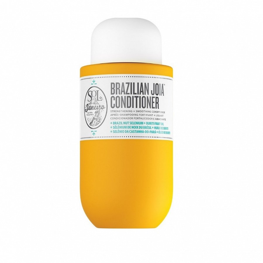 Укрепляющий и разглаживающий кондиционер для волос brazilian joia conditioner Sol De Janeiro, 295 мл
Укрепляющий и разглаживающий кондиционер для волос brazilian joia conditioner Sol De Janeiro, 295 мл
