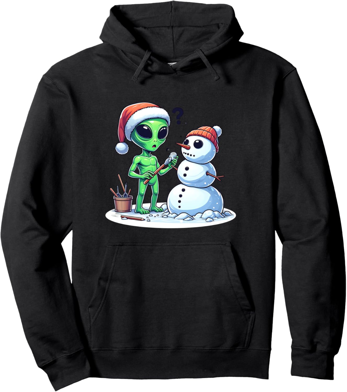 Худи с изображением снеговика в шапке Санты из инопланетного здания Alien Snowman Collection, черный
Худи с изображением снеговика в шапке Санты из инопланетного здания Alien Snowman Collection, черный