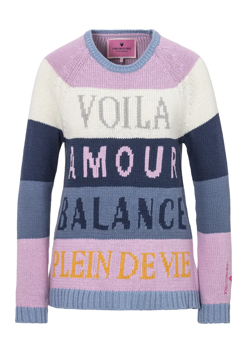 Любимая вещь: свитер с круглым вырезом "БамикаЛ" с полосатой вставкой Lieblingsstück, цвет Light Blue Gestreift
Любимая вещь: свитер с круглым вырезом "БамикаЛ" с полосатой вставкой Lieblingsstück, цвет Light Blue Gestreift