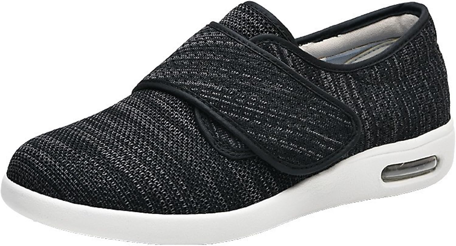 Сандалии TOSOFT для мужчин и женщин с широкой стопой, мягкой регулируемой застежкой, повседневные, плоские, для ходьбы, ортопедические кроссовки, черный
Сандалии TOSOFT для мужчин и женщин с широкой стопой, мягкой регулируемой застежкой, повседневные, плоские, для ходьбы, ортопедические кроссовки, черный