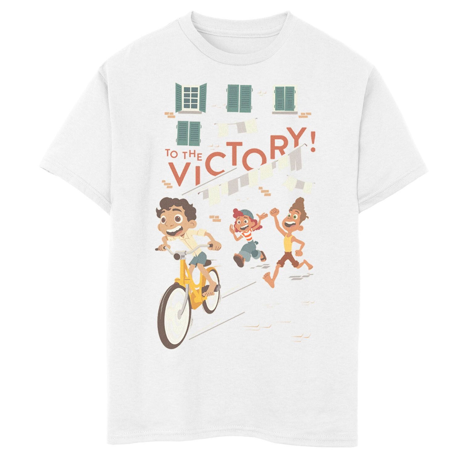 Футболка Luca To The Victory для мальчиков 8–20 лет Disney/Pixar Licensed Character
Футболка Luca To The Victory для мальчиков 8–20 лет Disney/Pixar Licensed Character