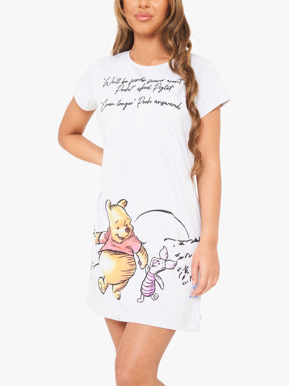 Фирменные нитки Винни Пух Ночная рубашка, Светло-серый
Фирменные нитки Винни Пух Ночная рубашка, Светло-серый