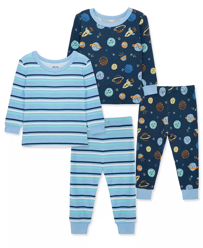 Пижама «Космическая» для мальчиков, комплект из 4 предметов Little Me, синий
Пижама «Космическая» для мальчиков, комплект из 4 предметов Little Me, синий