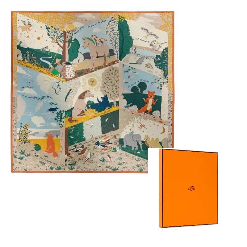 HERMES Кашемировый , шелковый шарф Women's Multicolor
HERMES Кашемировый , шелковый шарф Women's Multicolor