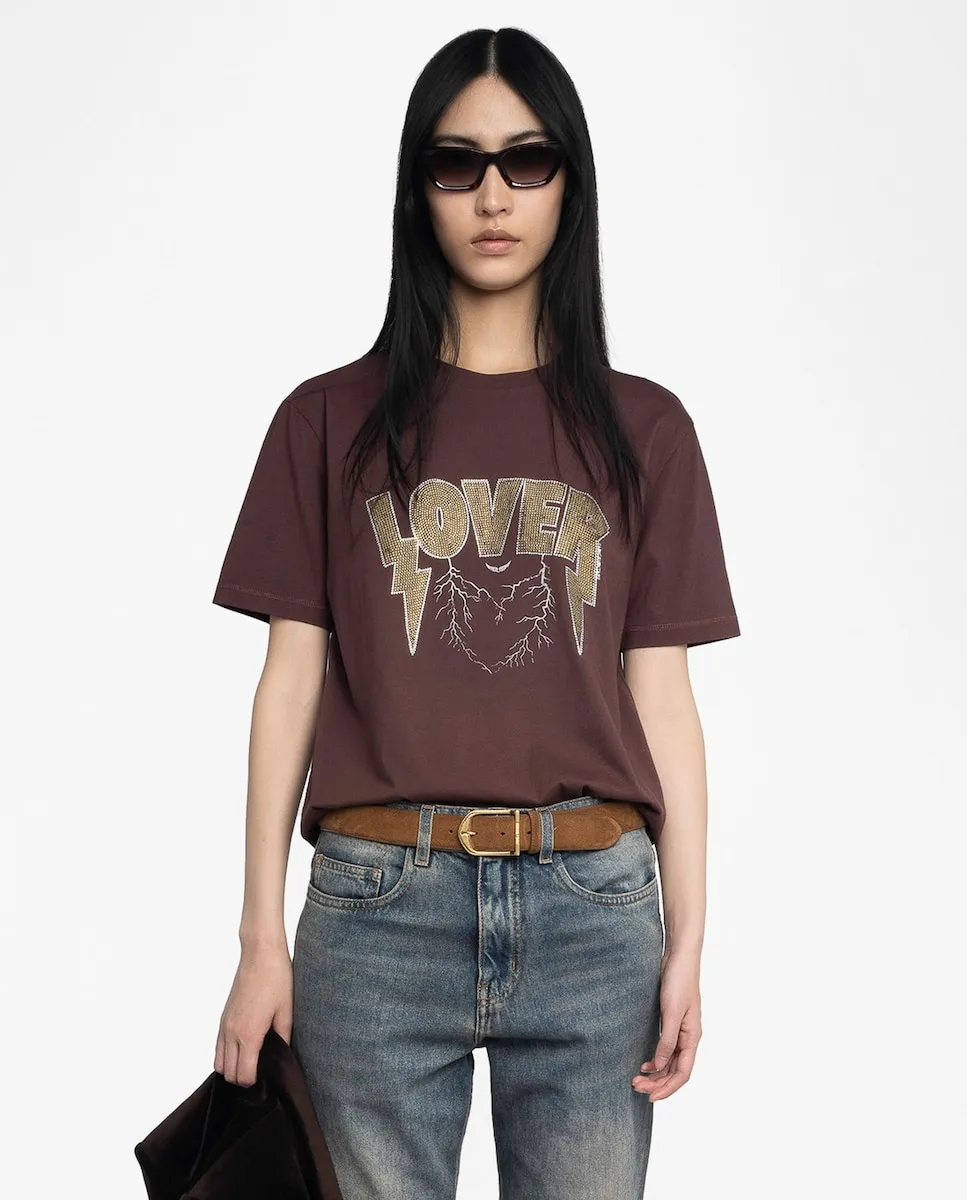 Футболка Edwin женская с короткими рукавами из хлопка Zadig & Voltaire, коричневый
Футболка Edwin женская с короткими рукавами из хлопка Zadig & Voltaire, коричневый