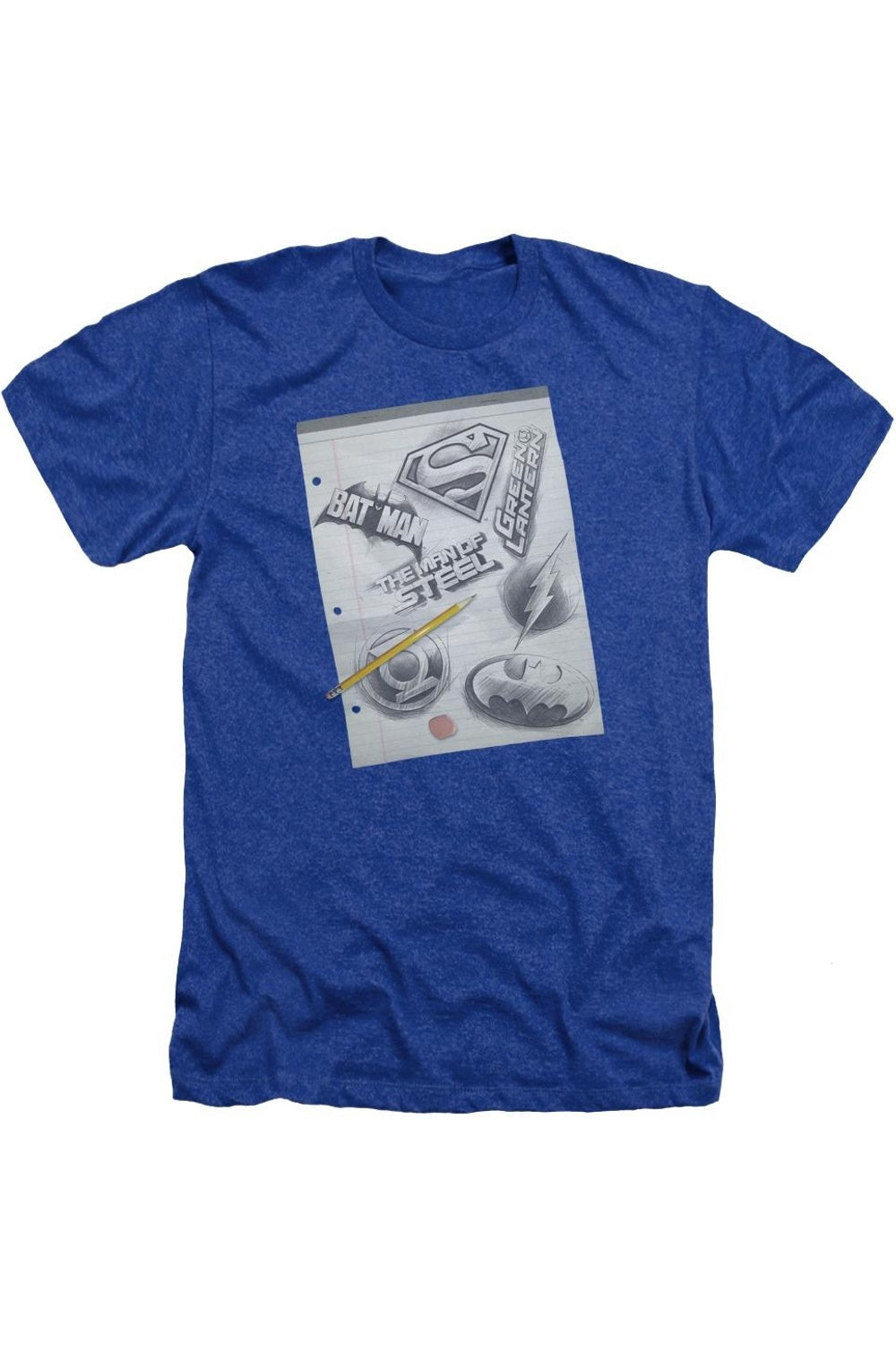 Футболка / блузка с логотипом DC Comics для взрослых Heather Gildan, синий
Футболка / блузка с логотипом DC Comics для взрослых Heather Gildan, синий