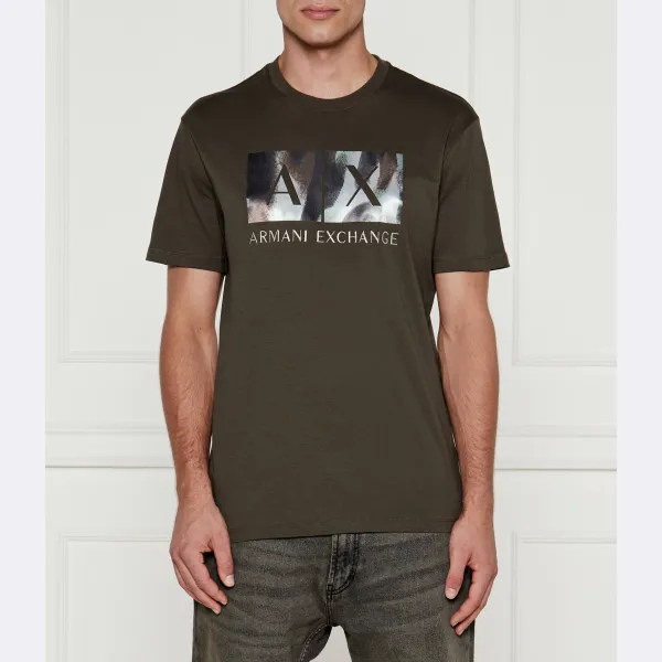 Футболка стандартного кроя Armani Exchange, хаки
Футболка стандартного кроя Armani Exchange, хаки