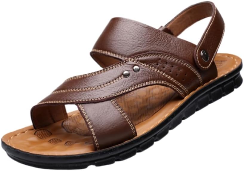 Мужские сандалии Barefoot Jesus с открытым носком, пляжные сланцы с задником, легкие, дышащие, водонепроницаемые, кожаные, ручной работы, нескользящая платформа с поддержкой свода стопы, летняя обувь для прогулок и воды Geerta, коричневый
Мужские сандалии Barefoot Jesus с открытым носком, пляжные сланцы с задником, легкие, дышащие, водонепроницаемые, кожаные, ручной работы, нескользящая платформа с поддержкой свода стопы, летняя обувь для прогулок и воды Geerta, коричневый