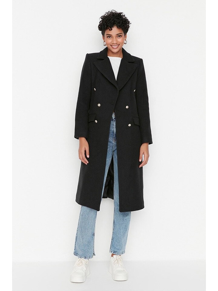 Пальто trendyol, черный
Пальто trendyol, черный