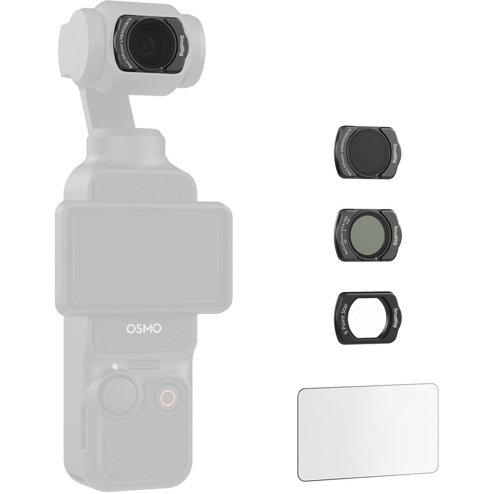 Фильтр для экшн-камер SmallRig Multifunctional Filter Kit for DJI Osmo Pocket 3 5122
Фильтр для экшн-камер SmallRig Multifunctional Filter Kit for DJI Osmo Pocket 3 5122