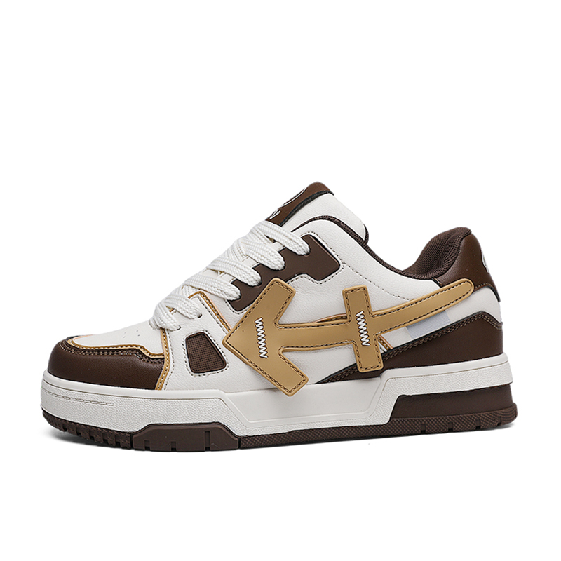 Антискользящие и износостойкие низкие скейтерские кроссовки мужские бело-коричневые RBV
Антискользящие и износостойкие низкие скейтерские кроссовки мужские бело-коричневые RBV