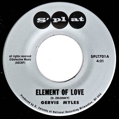 Сингл 7" Myles, Gervis / Suite Crude Revue: Element Of Love b/w I'm Thirsty
Сингл 7" Myles, Gervis / Suite Crude Revue: Element Of Love b/w I'm Thirsty