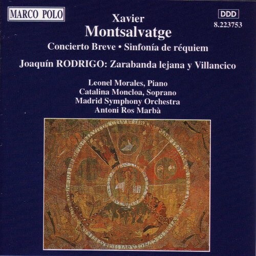 CD диск Rodrigo / Monsalvatge: Con Breve/Zarabanda/Sinf Requie
CD диск Rodrigo / Monsalvatge: Con Breve/Zarabanda/Sinf Requie