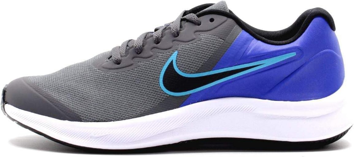Кроссовки для гимнастики Nike Star Runner 3 (PSV), унисекс, детские, черный/синий/серый
Кроссовки для гимнастики Nike Star Runner 3 (PSV), унисекс, детские, черный/синий/серый