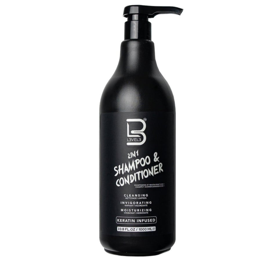 L3VEL3 Шампунь и кондиционер 2в1 - 1000мл LEVEL 3
L3VEL3 Шампунь и кондиционер 2в1 - 1000мл LEVEL 3