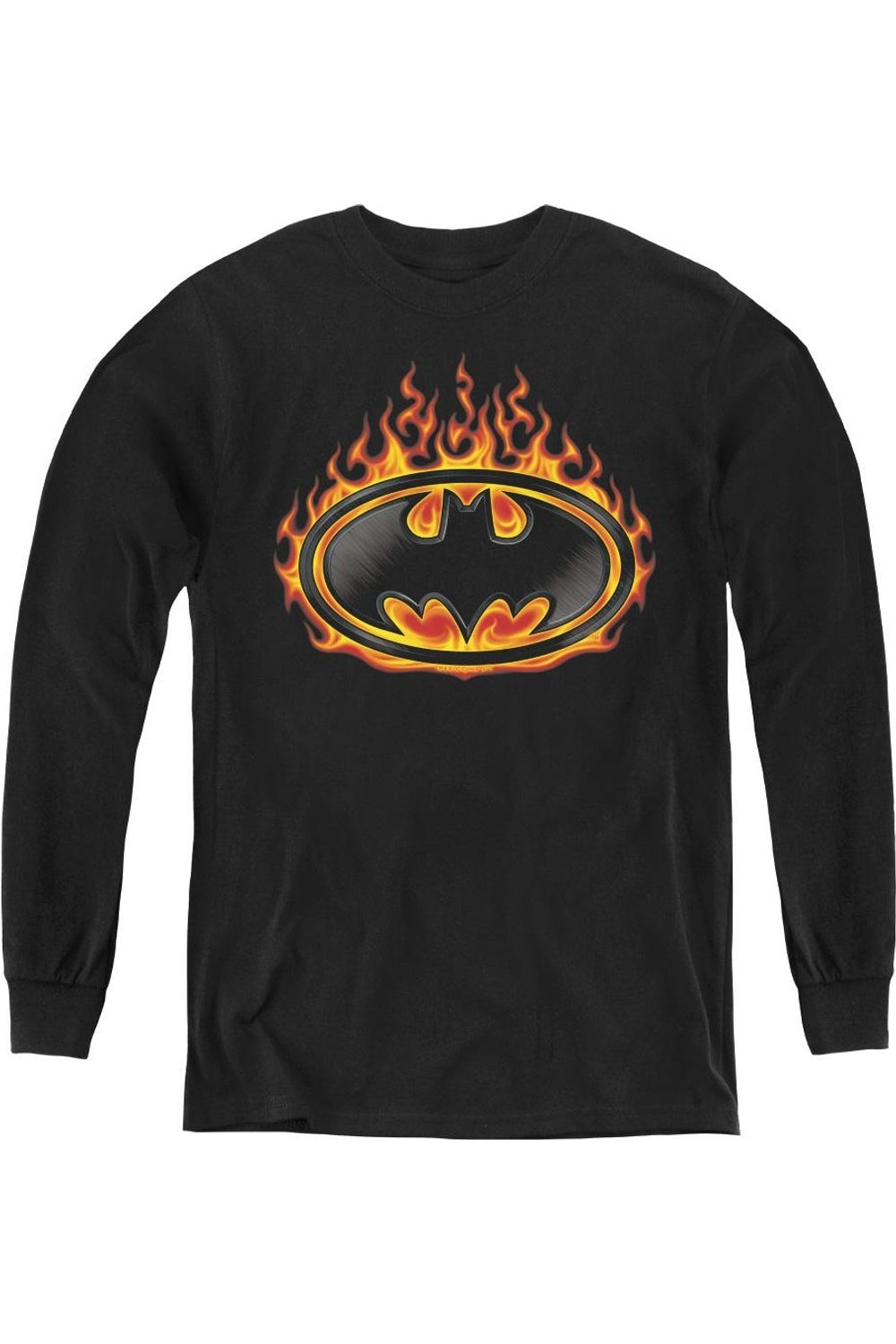 Футболка с длинным рукавом для детей "Batman" с огненным щитом Gildan, черный
Футболка с длинным рукавом для детей "Batman" с огненным щитом Gildan, черный