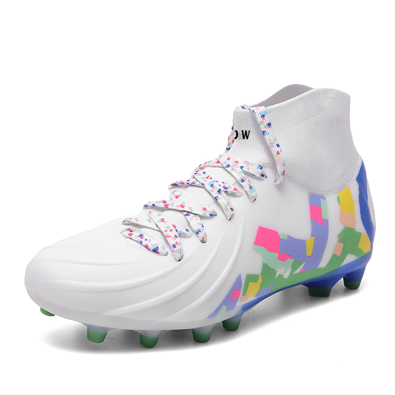 Футбольные бутсы для детей и подростков с высокой амортизацией и износостойкостью D&W, белый 
Футбольные бутсы для детей и подростков с высокой амортизацией и износостойкостью D&W, белый