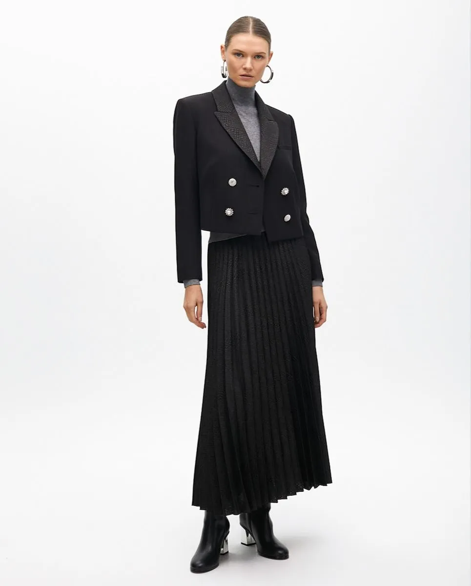 Длинная плиссированная юбка Lola Casademunt, черный
Длинная плиссированная юбка Lola Casademunt, черный