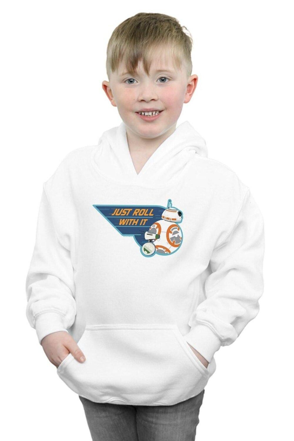 Толстовка D-O и BB-8 Just Roll With It Star Wars, белый
Толстовка D-O и BB-8 Just Roll With It Star Wars, белый