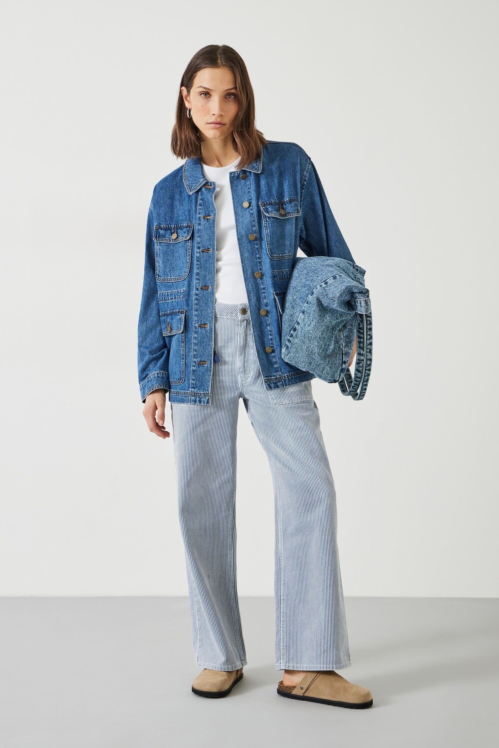 Джинсы Arizona в полоску Hush, синий
Джинсы Arizona в полоску Hush, синий