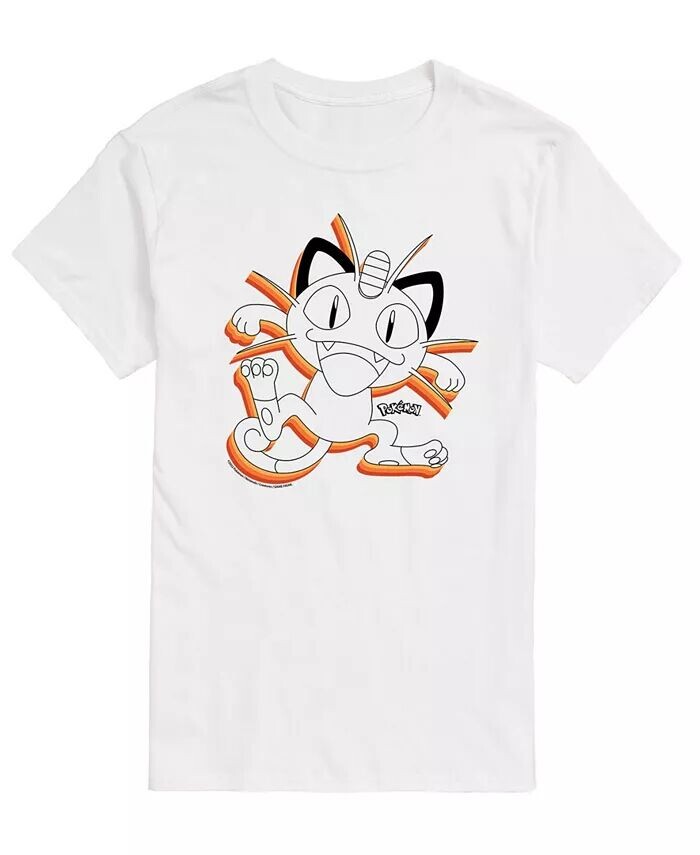 Мужская футболка с принтом Pokemon Meowth AIRWAVES, белый
Мужская футболка с принтом Pokemon Meowth AIRWAVES, белый