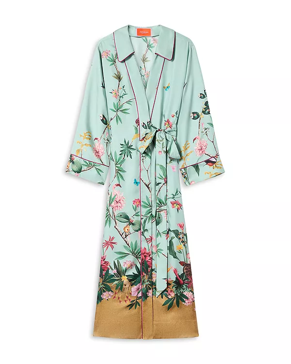 Шелковое платье-халат полуночного цвета La Doublej, мультиколор
Шелковое платье-халат полуночного цвета La Doublej, мультиколор