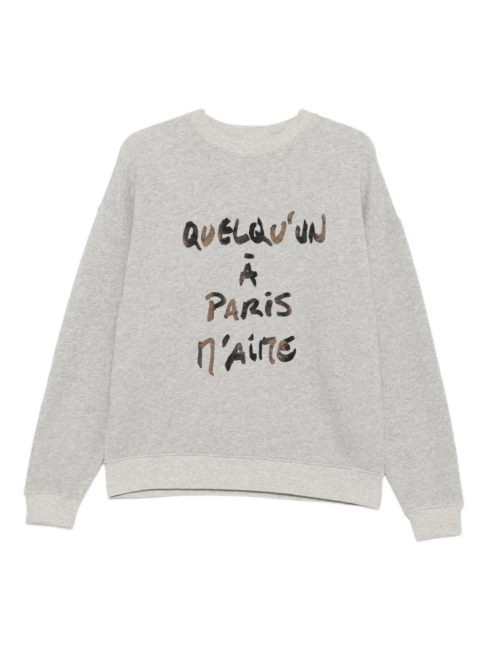 Свитшот с принтом-слоганом Ba&Sh, серый
Свитшот с принтом-слоганом Ba&Sh, серый