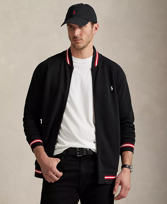 Мужская утепленная куртка-бомбер Big & Tall из двойного трикотажа с сетчатой подкладкой Polo Ralph Lauren, черный
Мужская утепленная куртка-бомбер Big & Tall из двойного трикотажа с сетчатой подкладкой Polo Ralph Lauren, черный