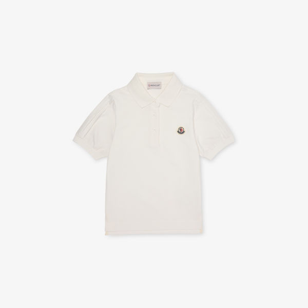 Рубашка-поло Moncler с вышитым логотипом, белый
Рубашка-поло Moncler с вышитым логотипом, белый