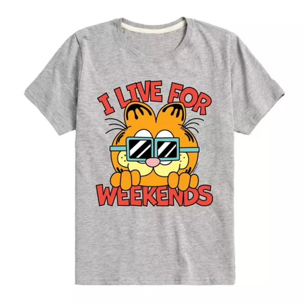 Футболка с принтом «Гарфилд, я живу ради выходных» для мальчиков 8-20 лет Licensed Character, серый
Футболка с принтом «Гарфилд, я живу ради выходных» для мальчиков 8-20 лет Licensed Character, серый