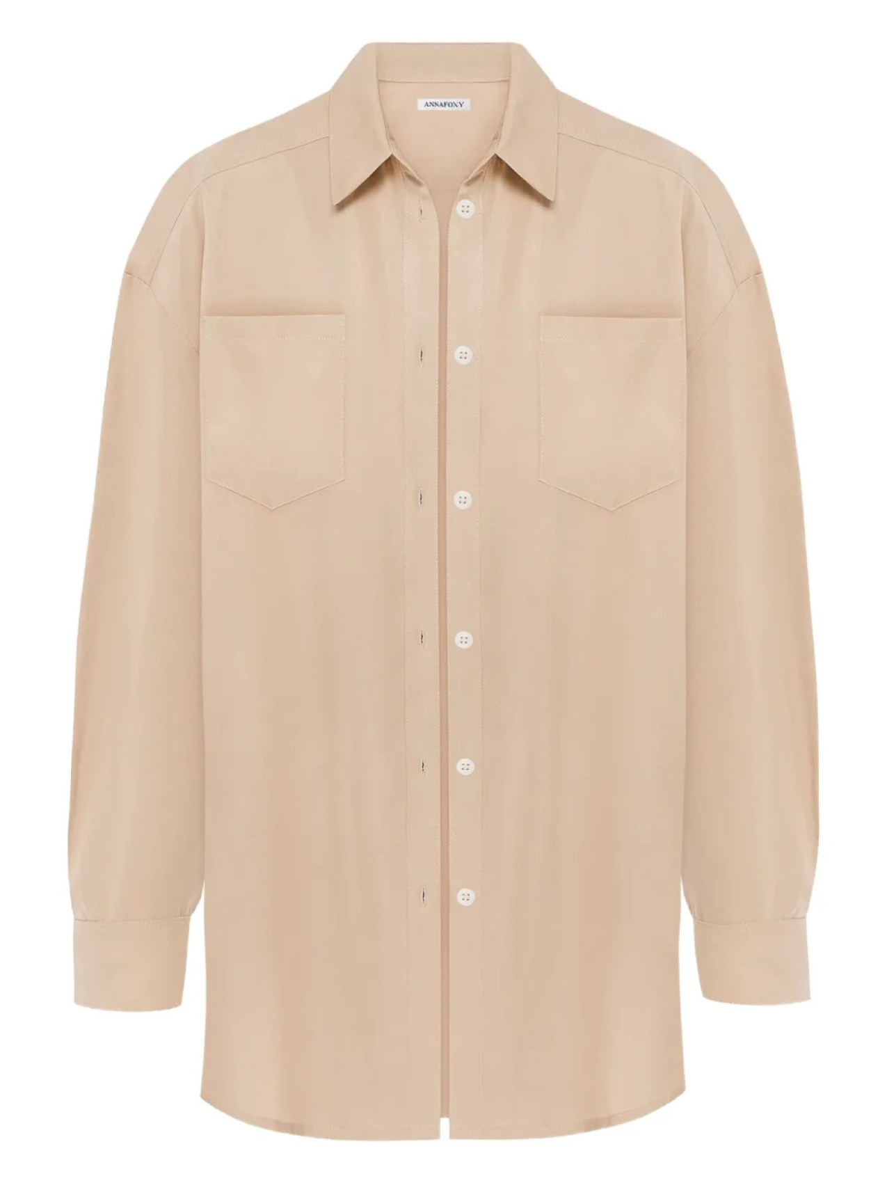 Рубашка с карманами ANNAFOXY, нейтральный
Рубашка с карманами ANNAFOXY, нейтральный